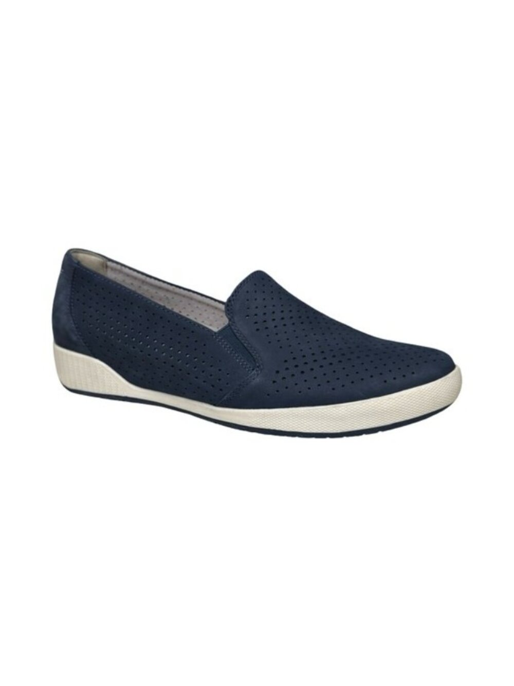 Dansko Odina perforated Milled Nubuck slip-on shoe Navy Blue Sneaker EUC
